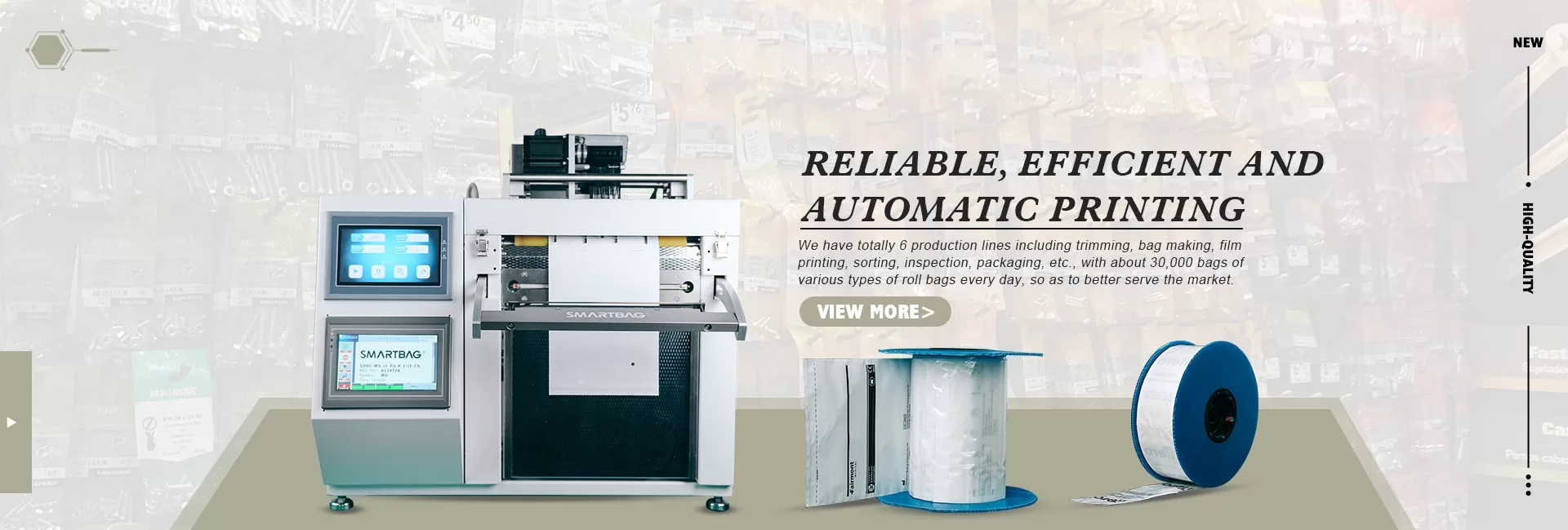 Autobag small bagging packages for Fruit and food-manufacturer