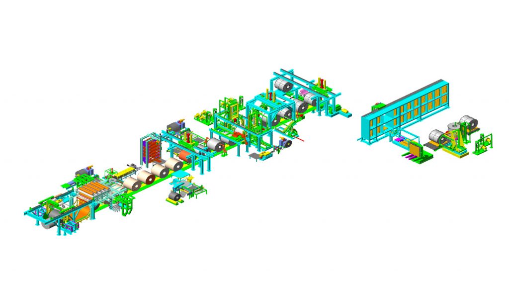 automatic steel coil roll packing system