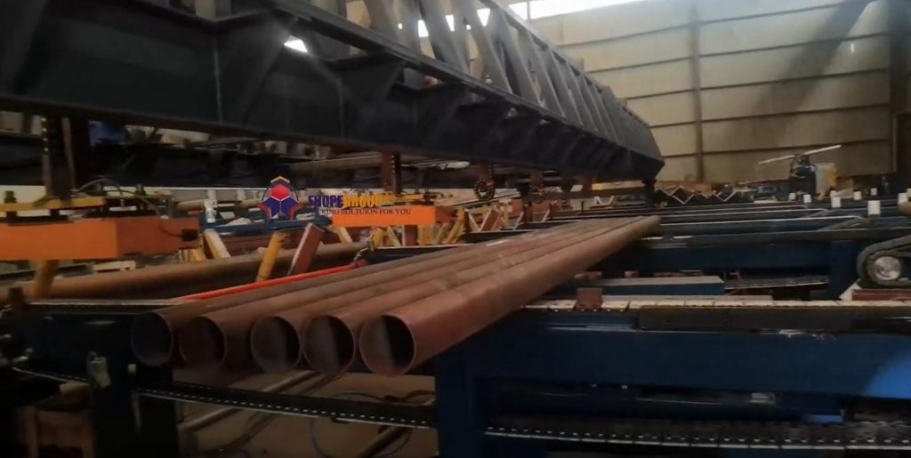 steel tube bundle strapping machine