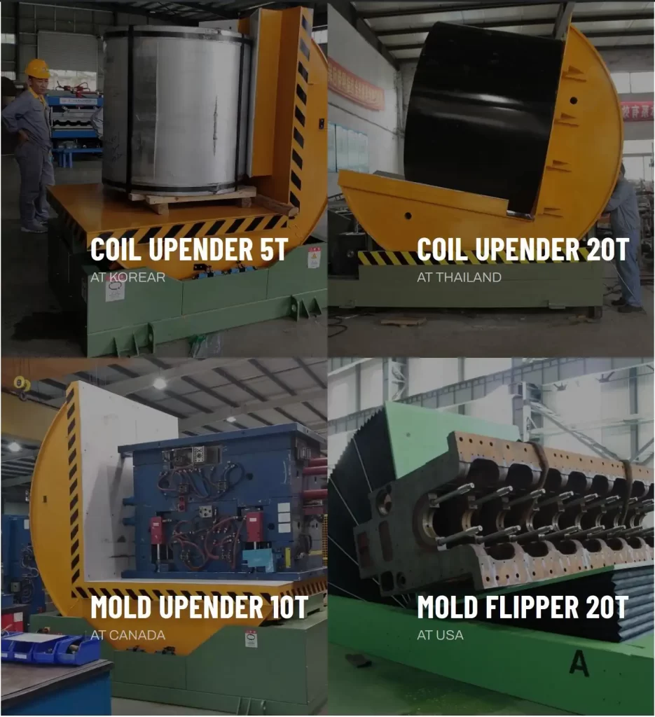 upender for coil and mold 1