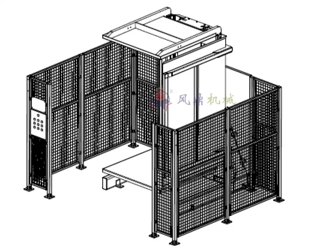 load pallet inverter and changing machine (2)