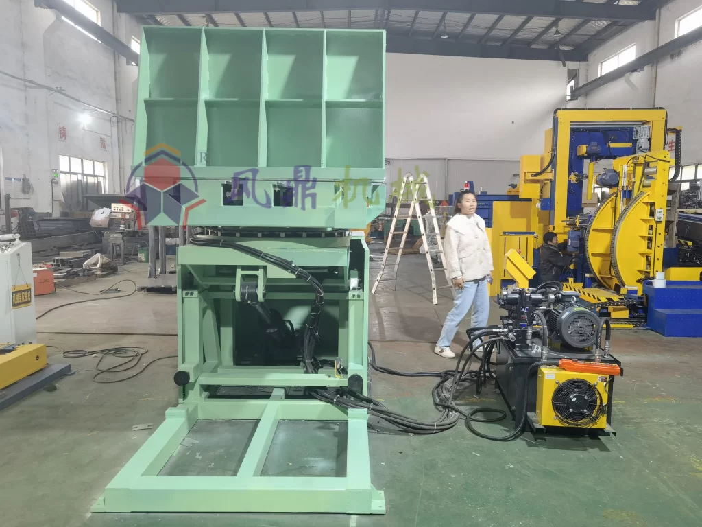 steel sheet pallet rotator (2)