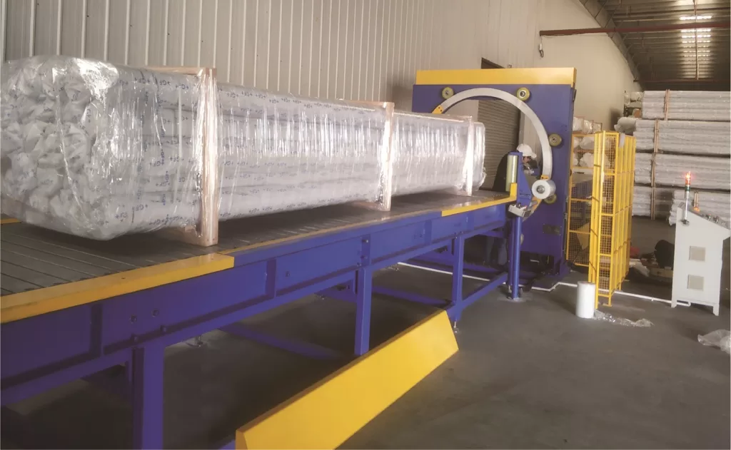 1horizontal wrapping machine gg1500 ce approved convey