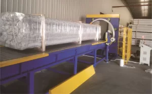1horizontal wrapping machine gg1500 ce approved convey