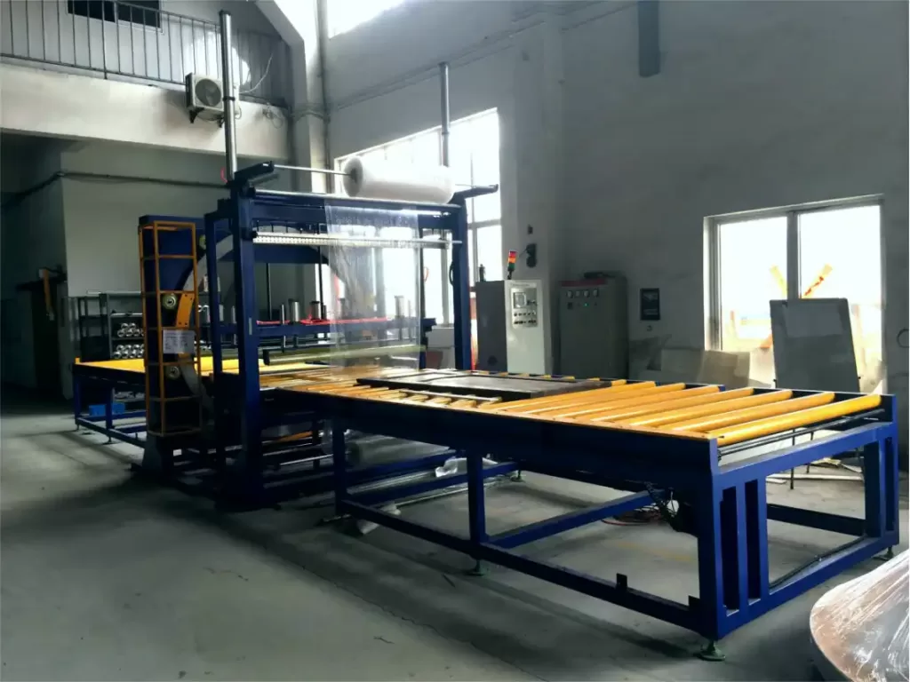 horizontal oribital bubble film wrapper