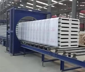 panel horizontal stretch wrapping machine