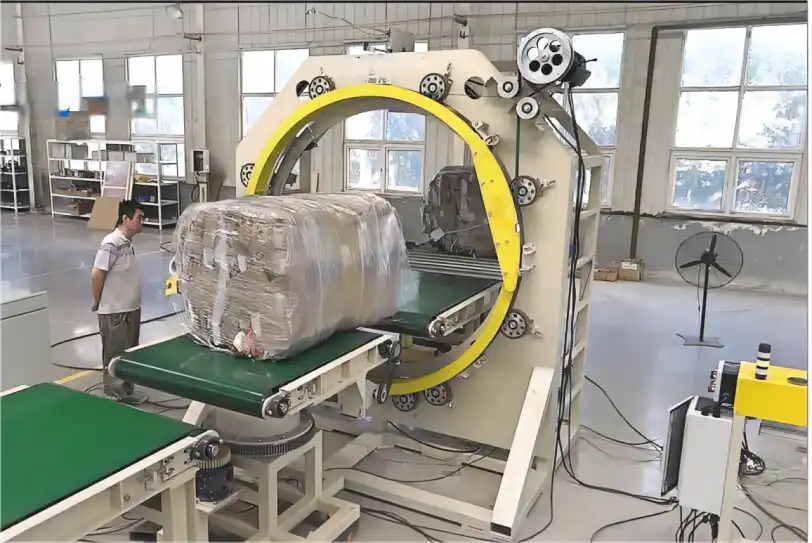 Spiral Stretch Wrapper for Efficient Product Handling: Implem