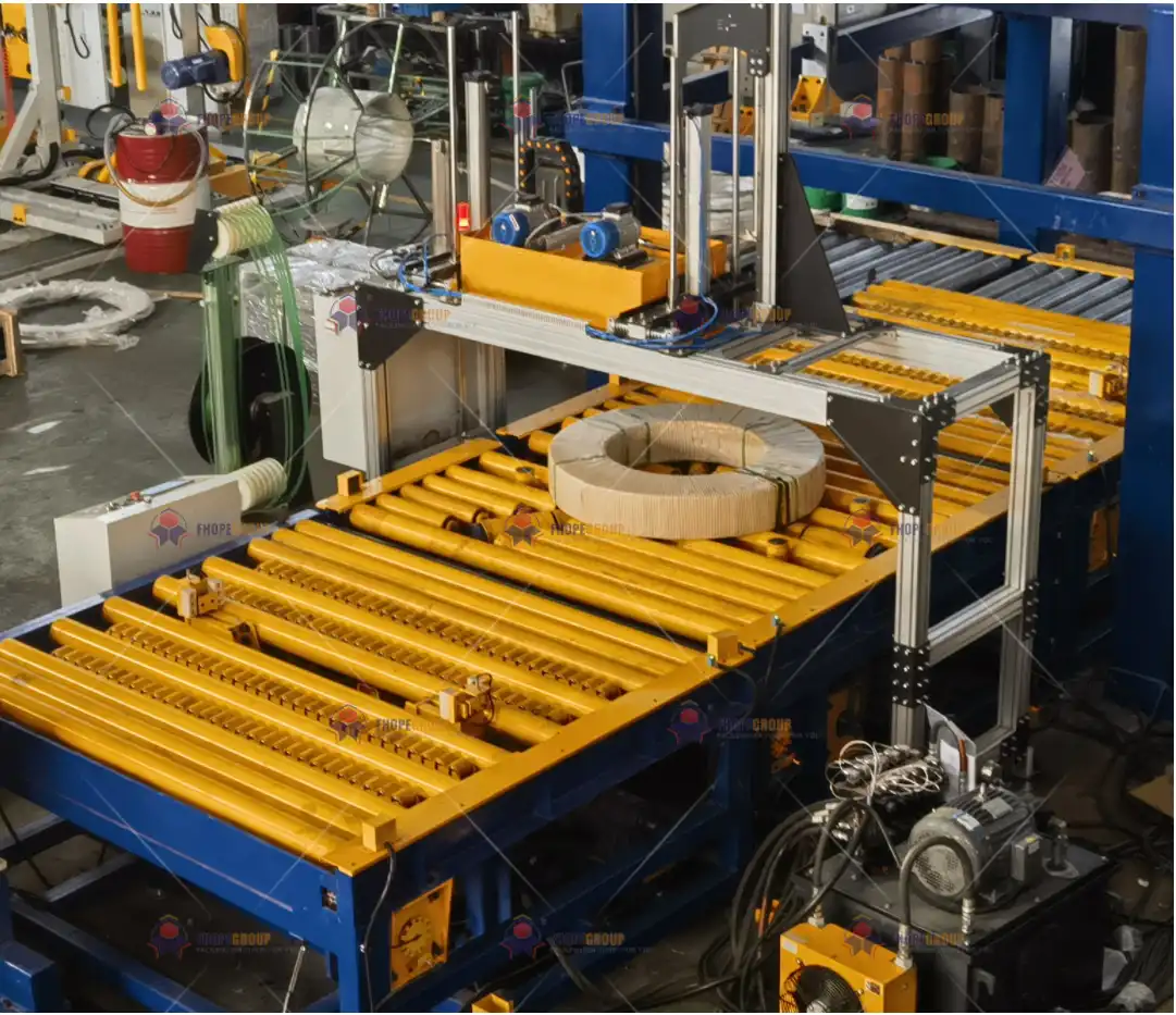 examining slit coil handling and packaging line4