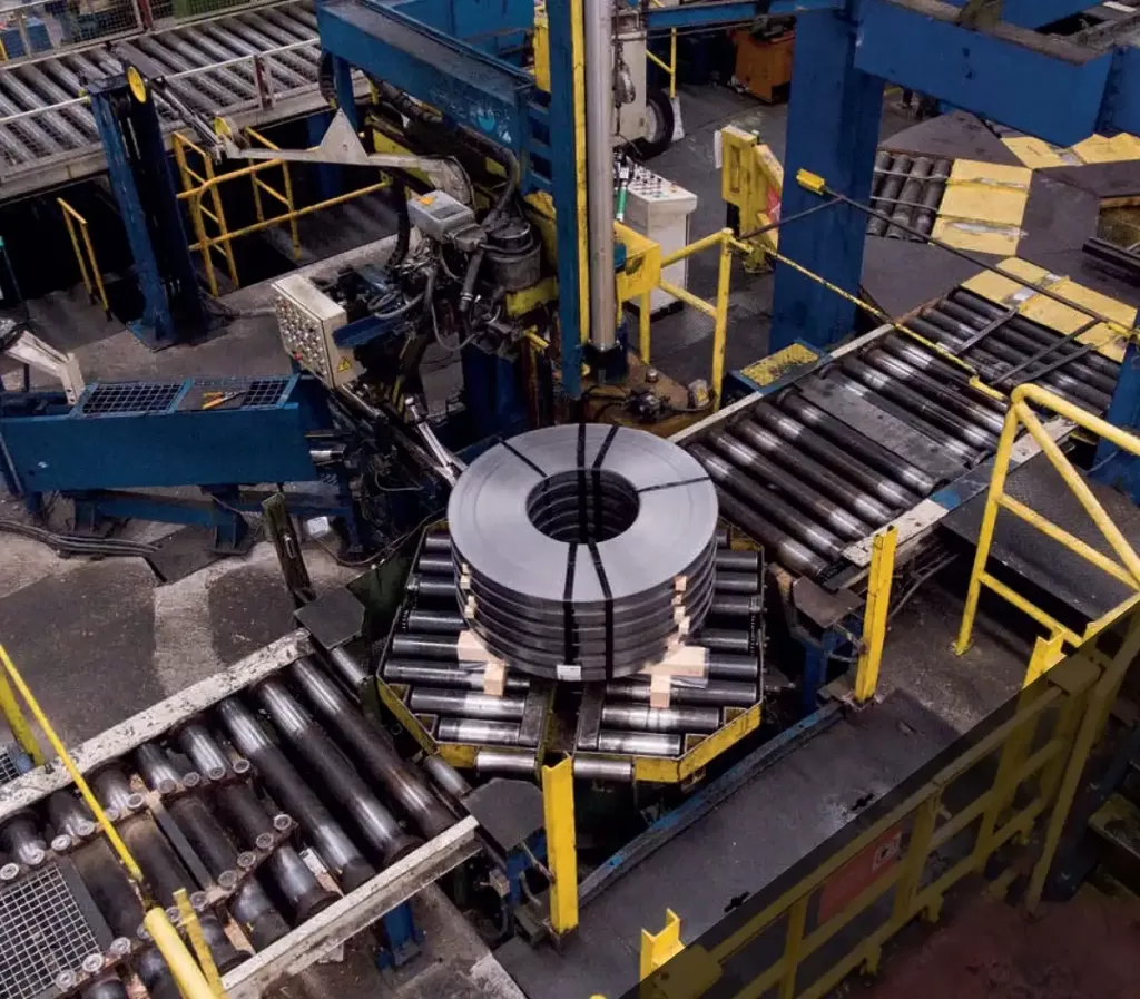 steel coil strapping line