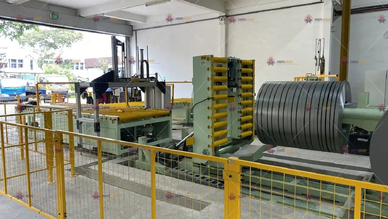 automatic slit coil packing line for slitting line 1