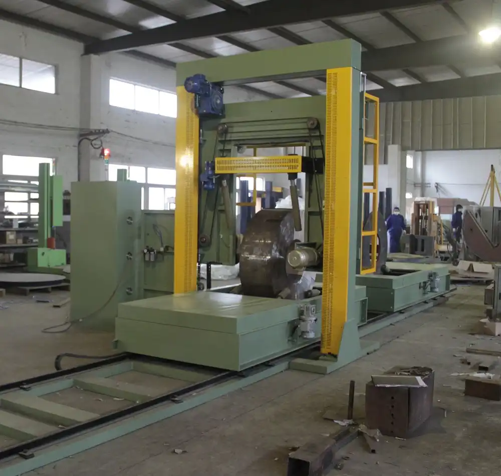 Trolley Loading Steel Coil Wrapping Machine - Detail 2