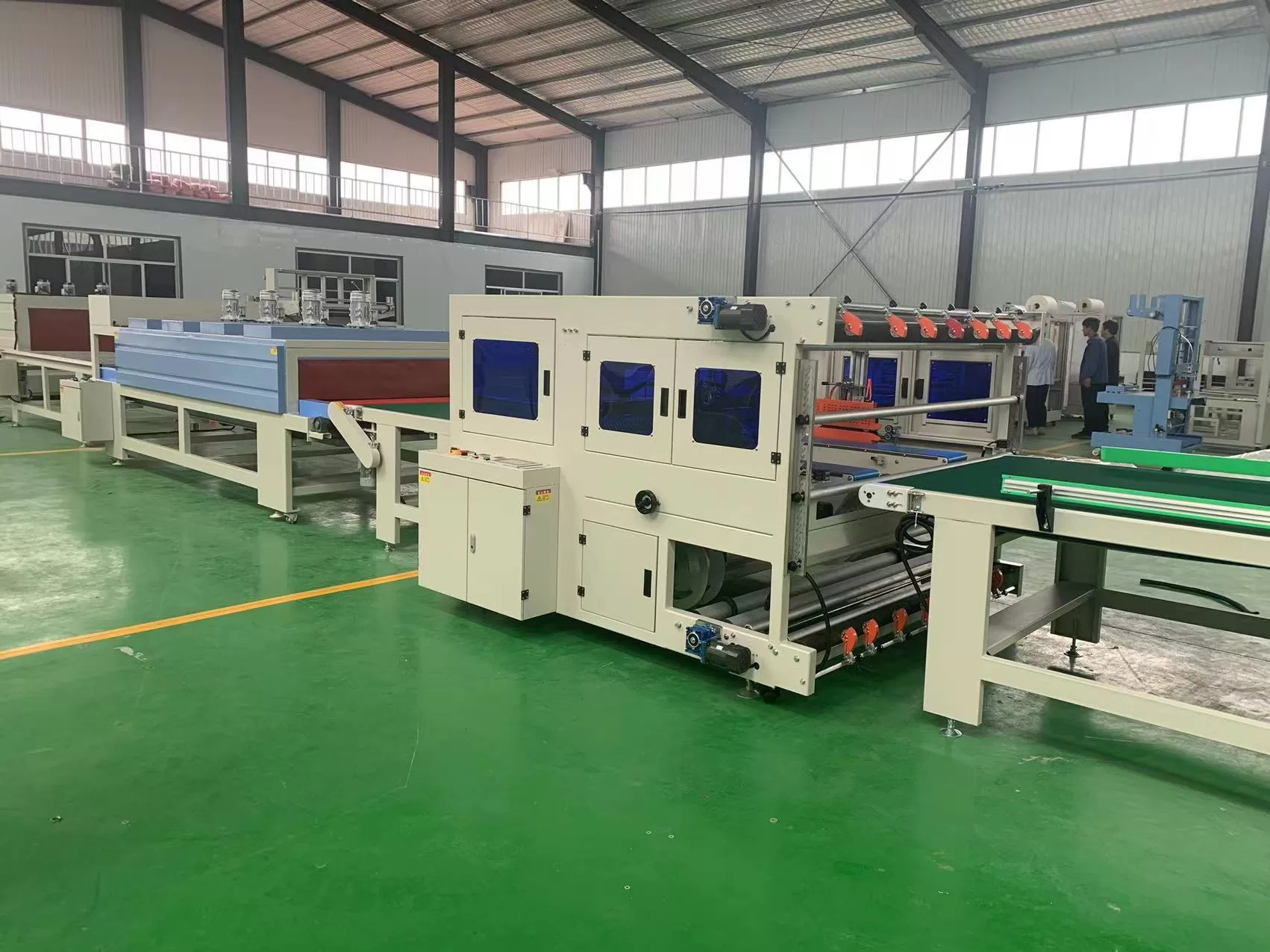 wooden shrink wrap packing machine