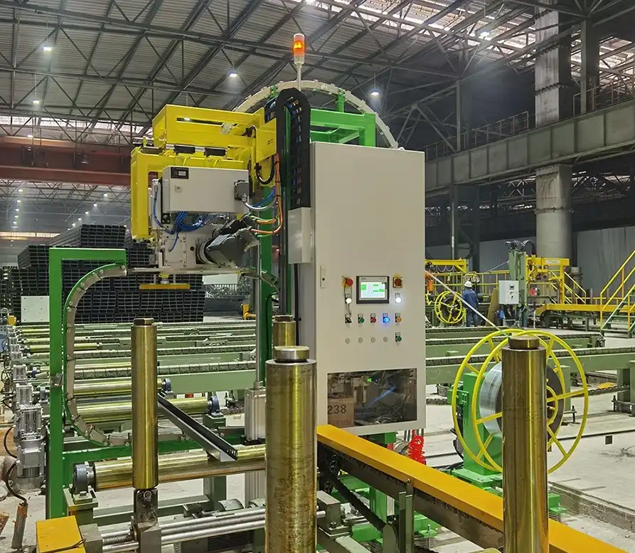 Fabricant de machines de cerclage de tuyaux en acier en ligne