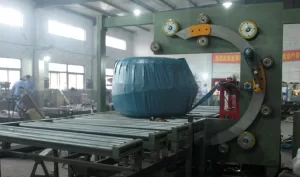 big coil horizontal wrapping machine