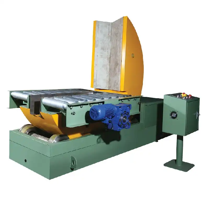 upender with conveyor