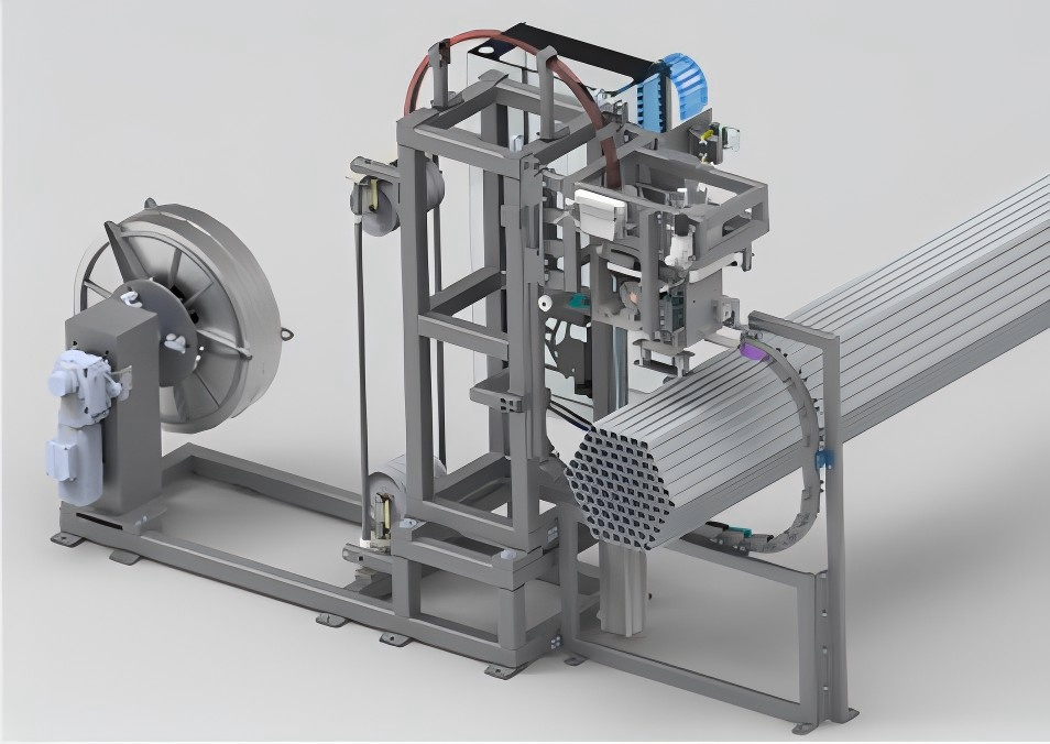 steel rod bundle strapping machine