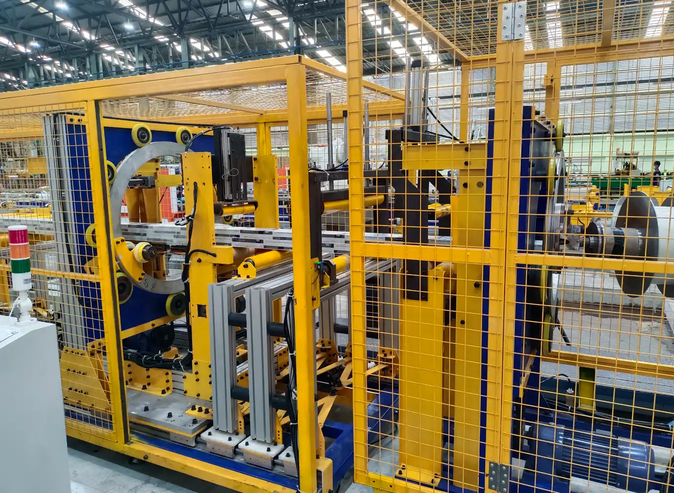 automatic aluminum profile packing machien
