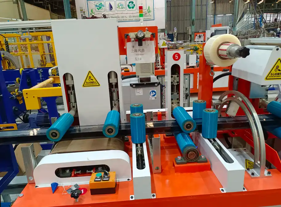 Aluminum profile packing line