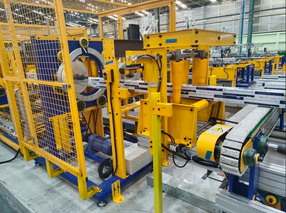 Aluminum profile packing line