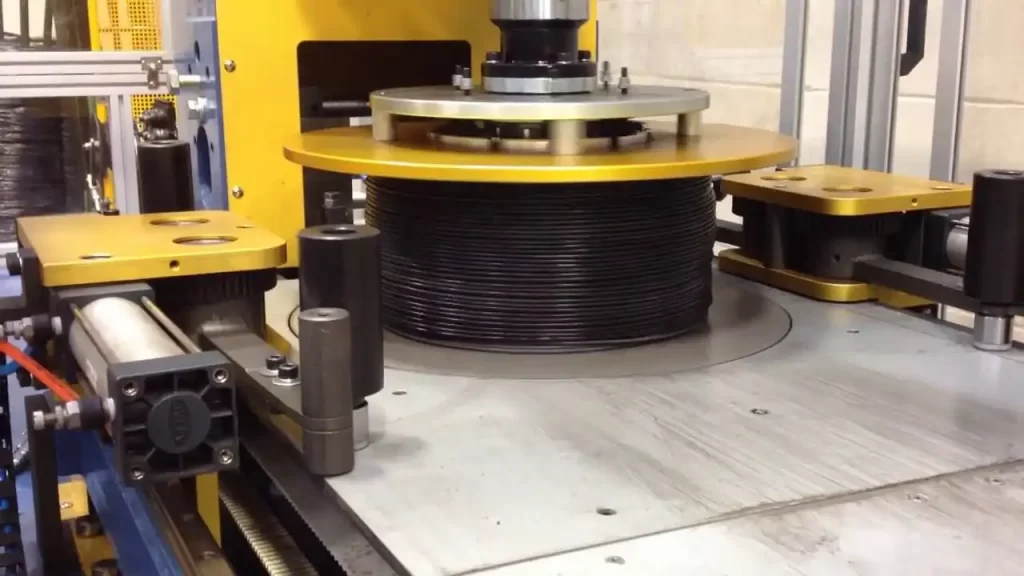 cable coil packing machine