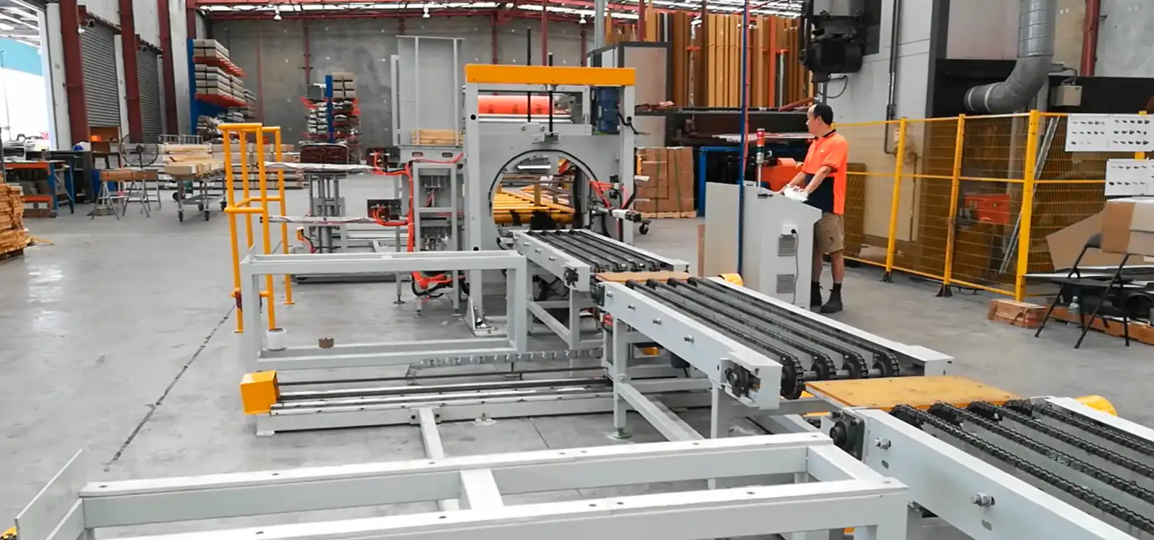 aluminum bundle packing with timber feeder solution