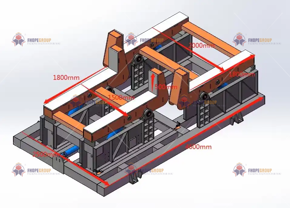20-Ton Industrial Steel Sheet 180° Turning Machine - Detail 4