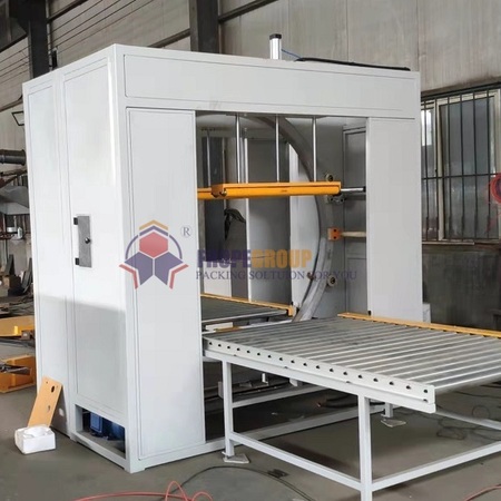 horizontal stretch film wrapping machine