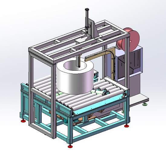 Automatic slitting coil PET strapping machine