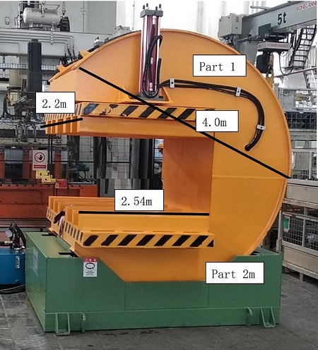 Steel sheet upender