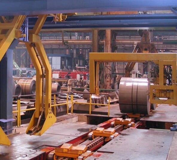 Steel Coil strapping & packing line | For Cold roll steel