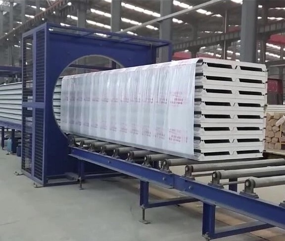 horizontal stretch film wrapping machine