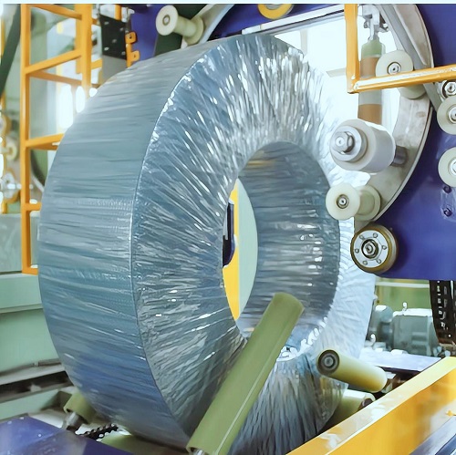 vertical type coil packing