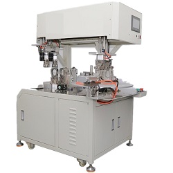 Automatic hose | pipe coiling machine & strapping machine
