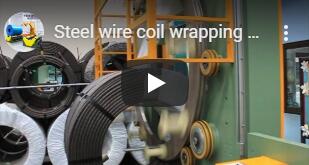 video de embalaje de bobina de acero de bobina de alambre