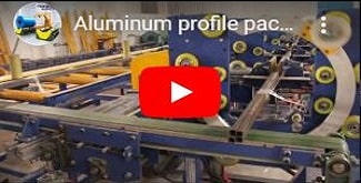 알루미늄 프로파일 포장 기계 라인