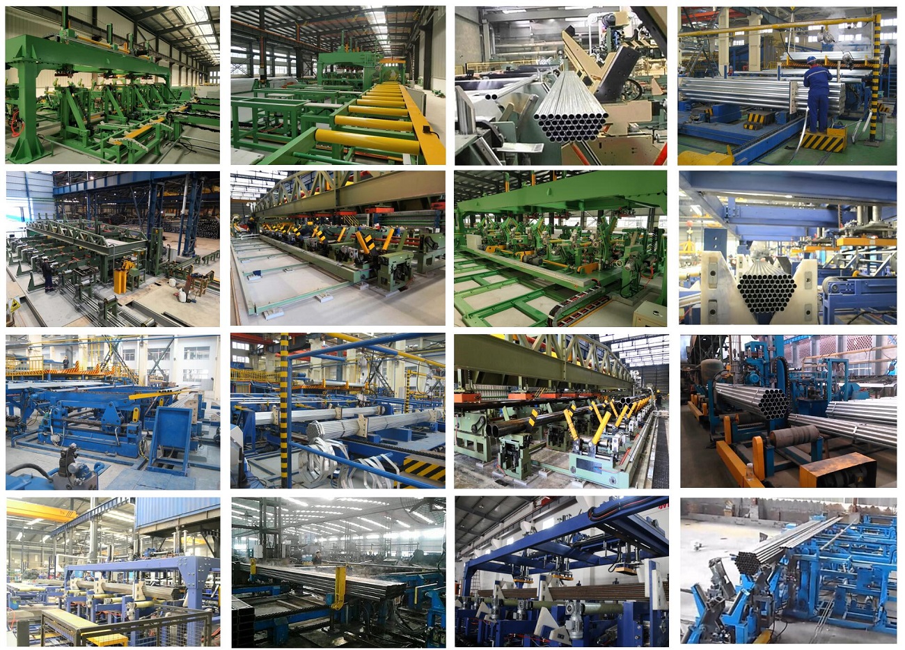 โรงงานผลิตท่อเหล็กมัดในประเทศจีน