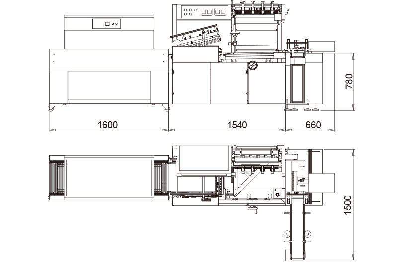 L-Bar Shrinking Machine FP-400LC+SH-450C