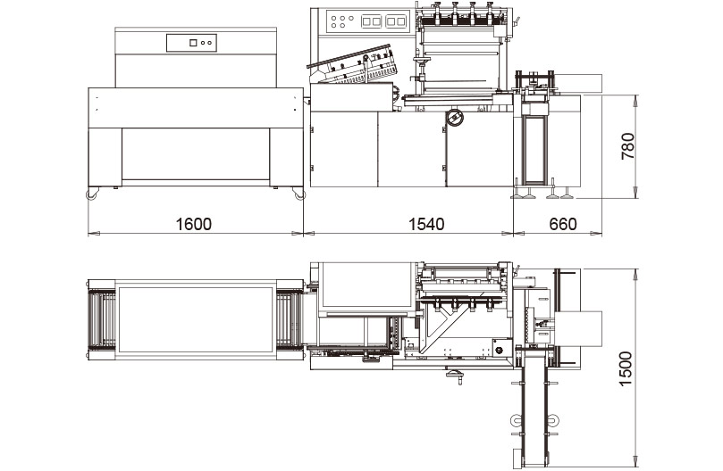 L-Bar Shrinking Machine FP-400LC+SH-450C-2