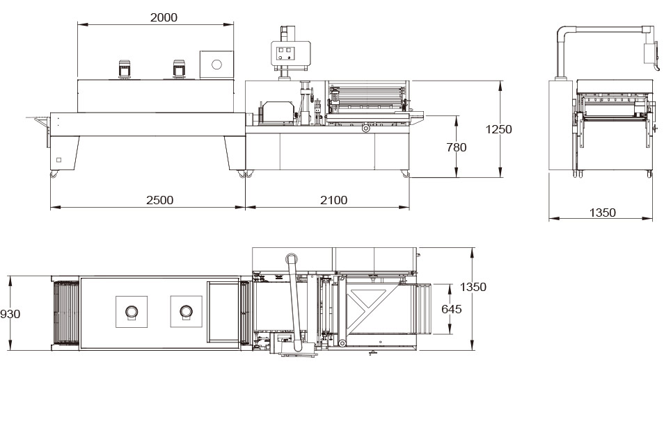 Side Sealer Shrinking Machine MO-600-2
