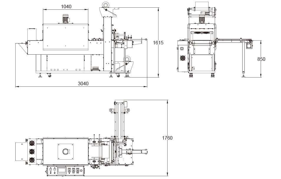 Automatic shrink bundling machine SK-060ABS