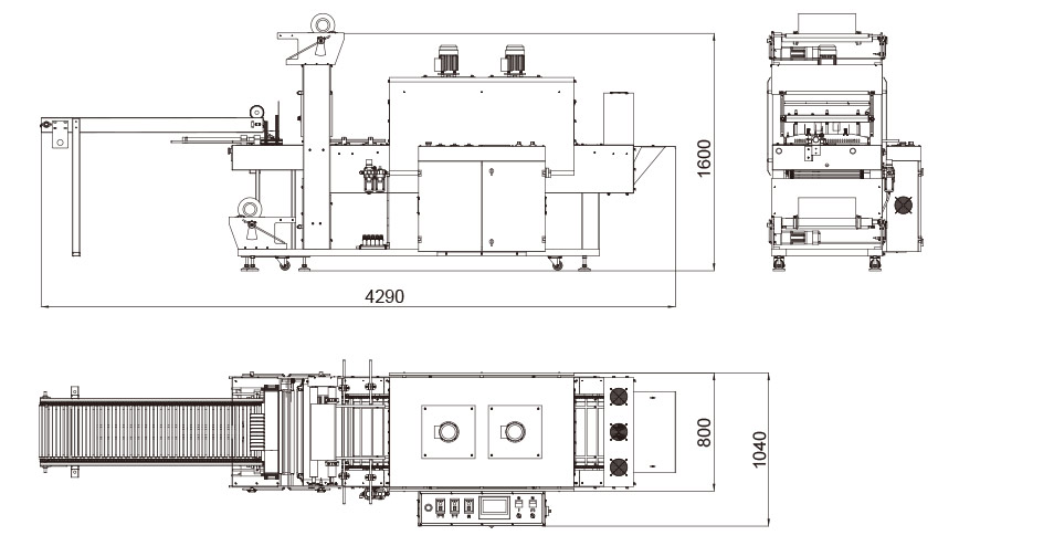 Automatic sleeve shrinking machine SK-060CBS