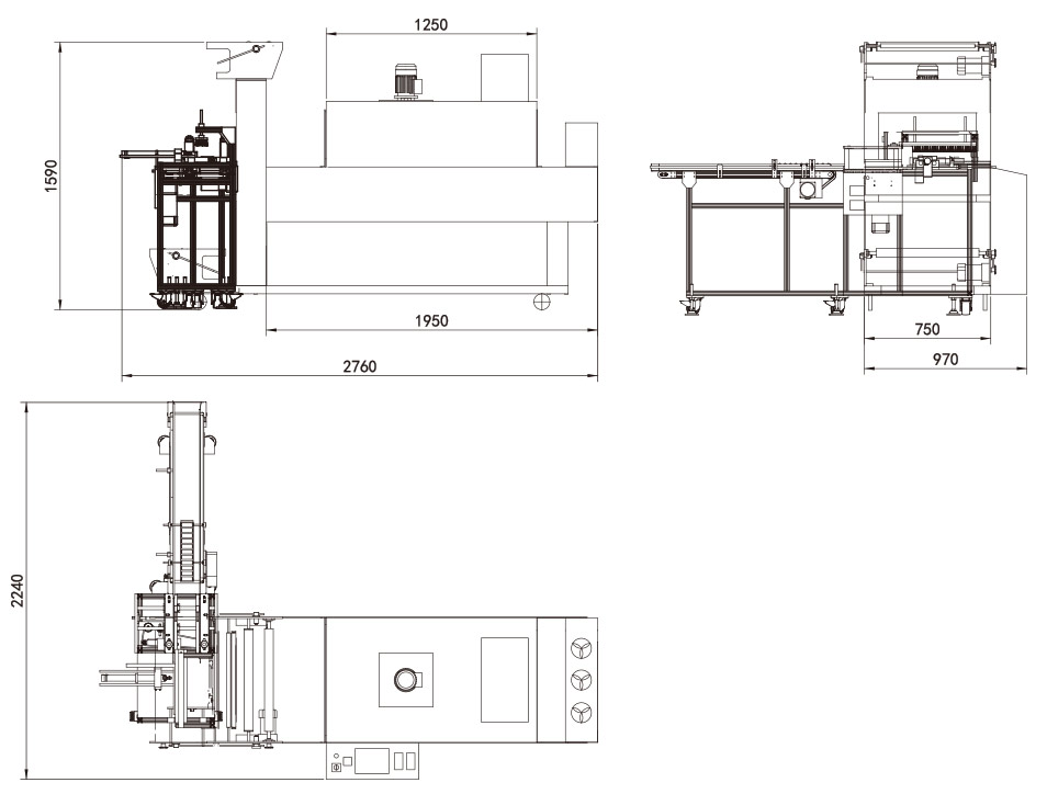 Automatic shrink bundling machine SK-060EBS