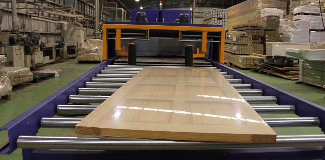 Automatic wooden lumber packing machinery