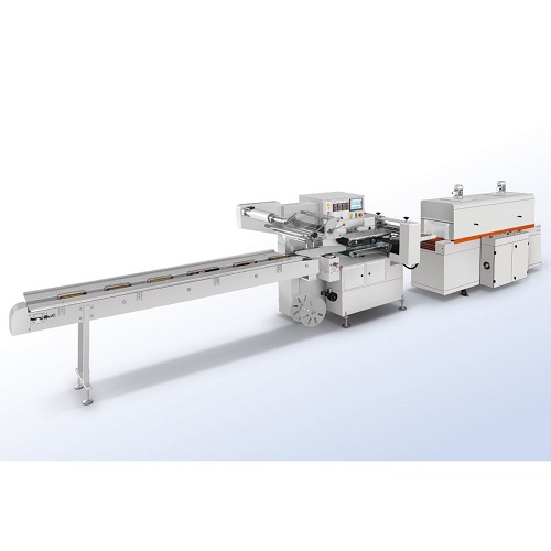 Machine d'emballage et de rétraction à flux automatique LD-059