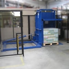 95 ° Pallet Exchanger