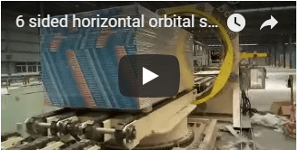 invólucro extensível orbital de seis lados