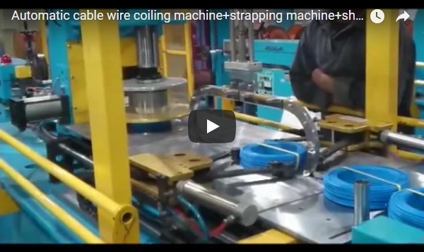 Machine automatique d'enroulement de fil de câble, machine de cerclage et machine de rétrécissement