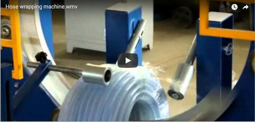 How Hose coil packing machine for small hose wrapping