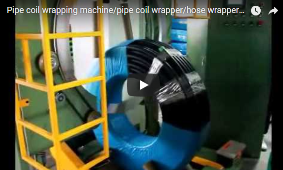 hose and pipe coil wrapping machine in good price