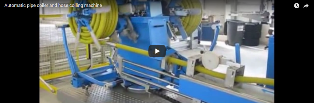 automatic pipe coiler and hose coiling machine